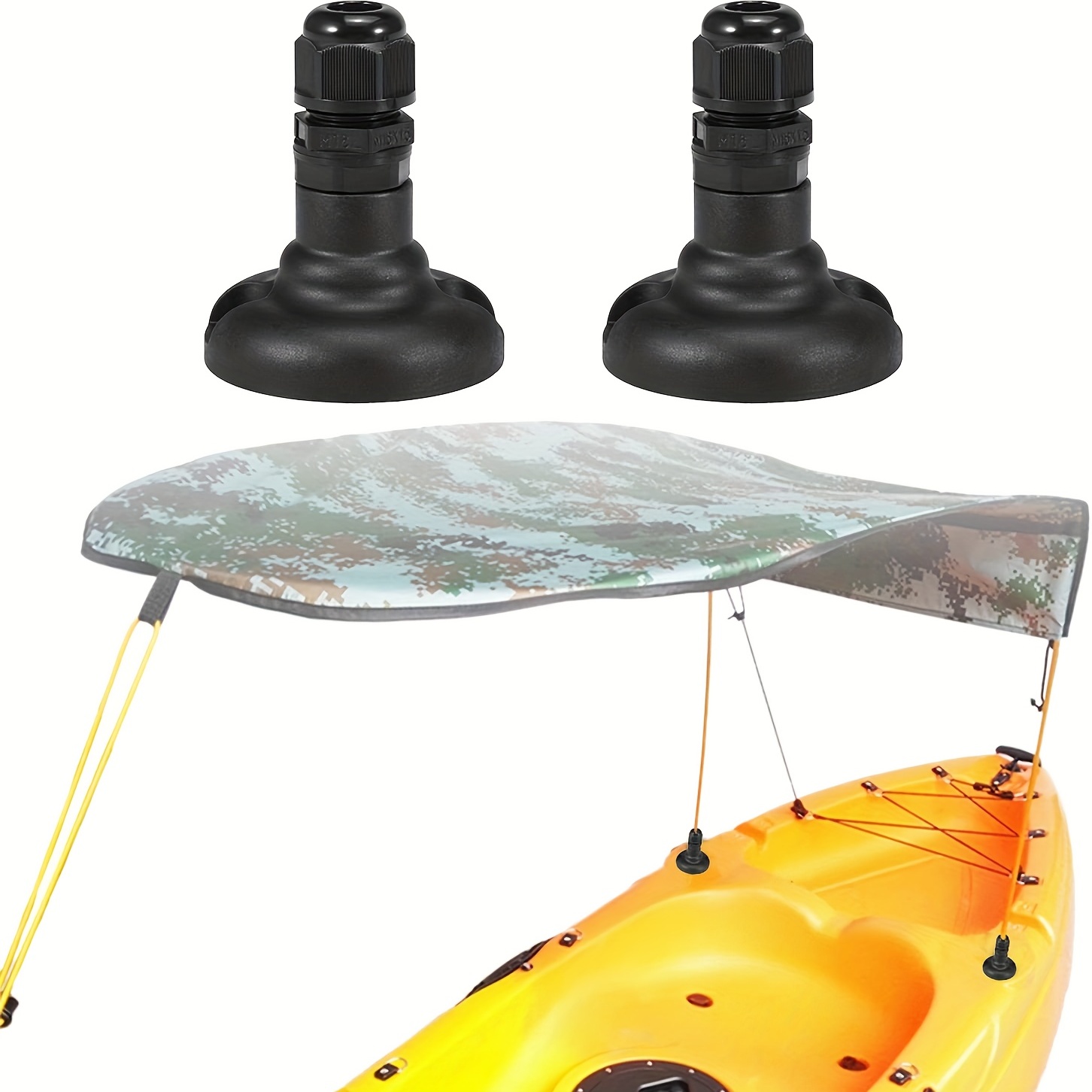 Easy Install Kayak Awning Base Mount Provides Shade - Temu