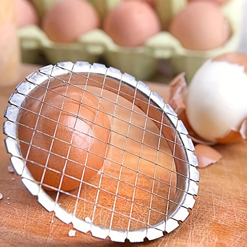 Egg Slicer Dicer For Hard Boiled Eggs Stainless Steel Blades