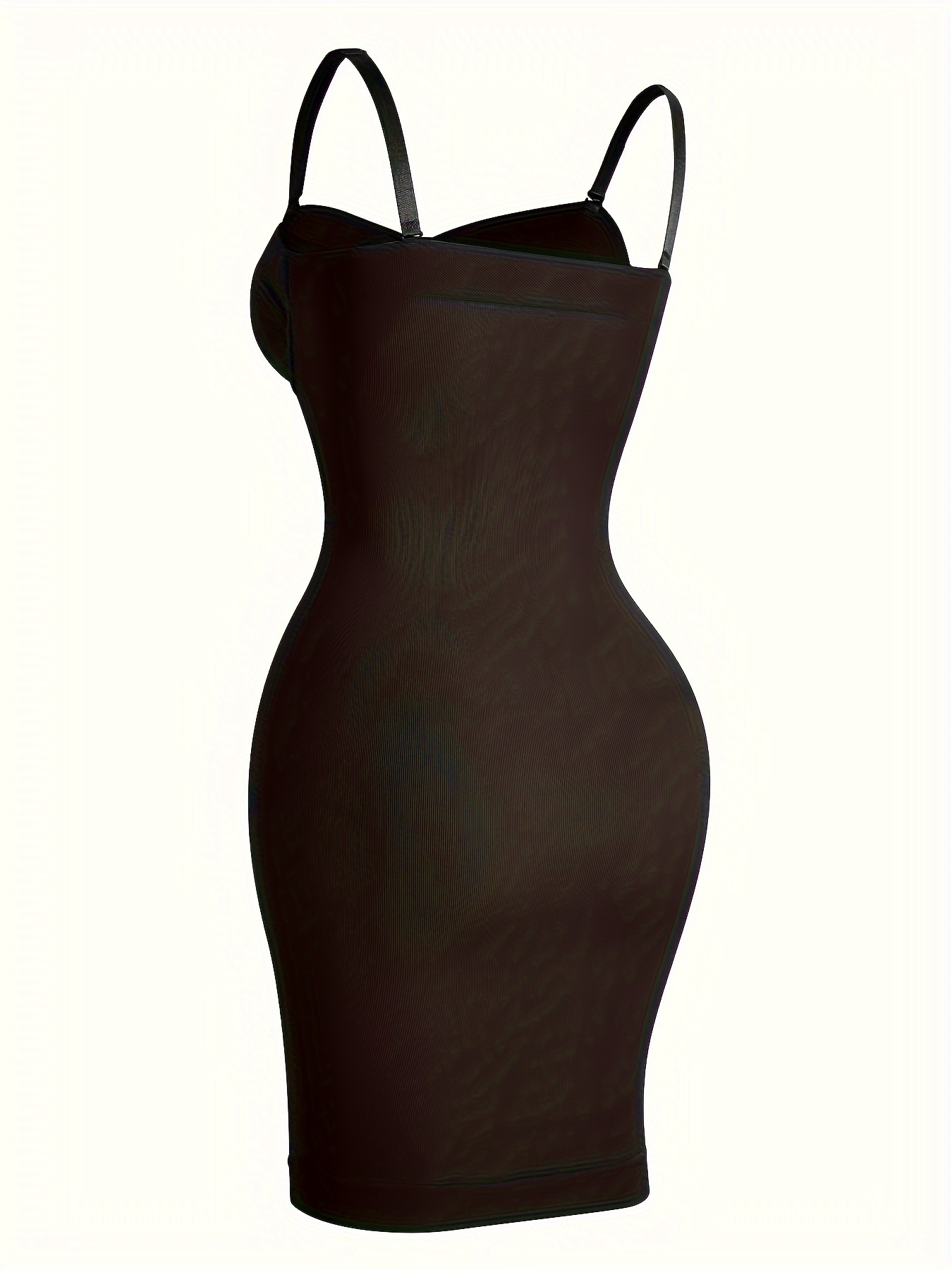 Buy +MD Womens Stress Shapewear Full Body Slip Shaper Light Seamless Slip  for Under Dresses Blacks Online at desertcartSeychelles