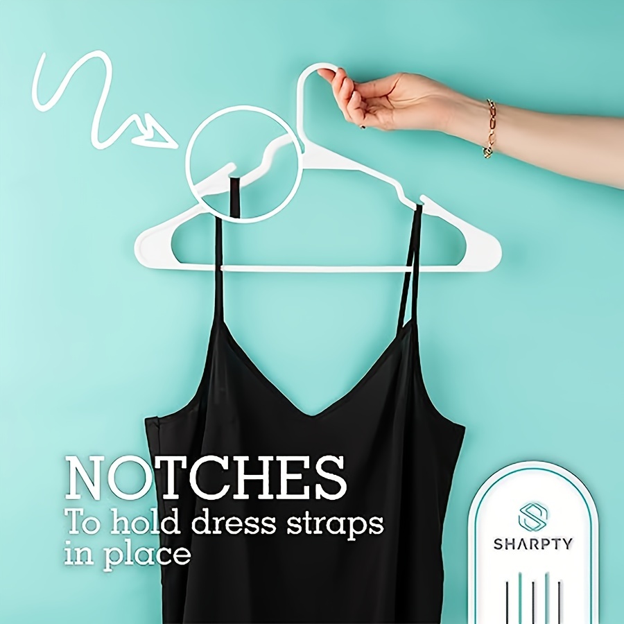 Clothes Hangers With Non-slip Design, Traceless Clothes Racks, Sturdy Heavy  Duty Coat Durable Hangers, Household Clothes Drying Storage And  Organization For Bedroom, Bathroom, Home - Temu New Zealand