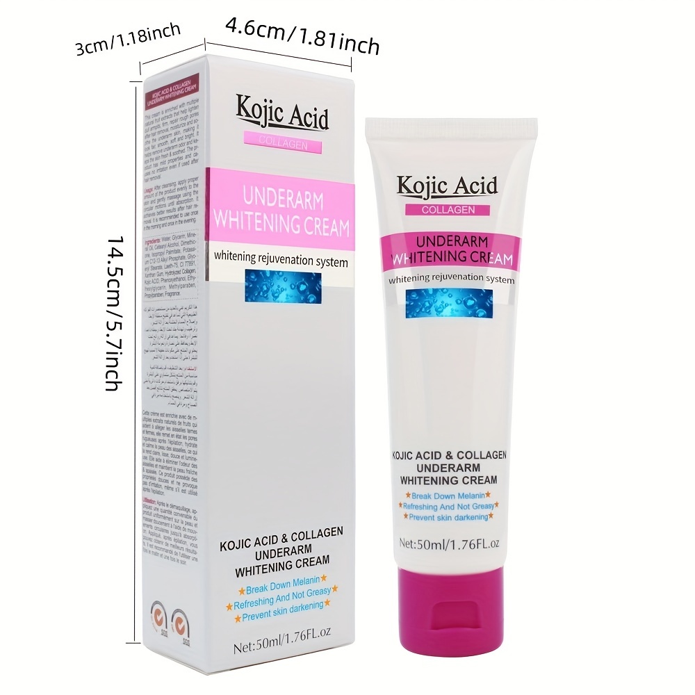 kojic cream underarm elbow waist joint brightening moisturizing cream body deodorant cream with milk serum moisturizing skin details 0