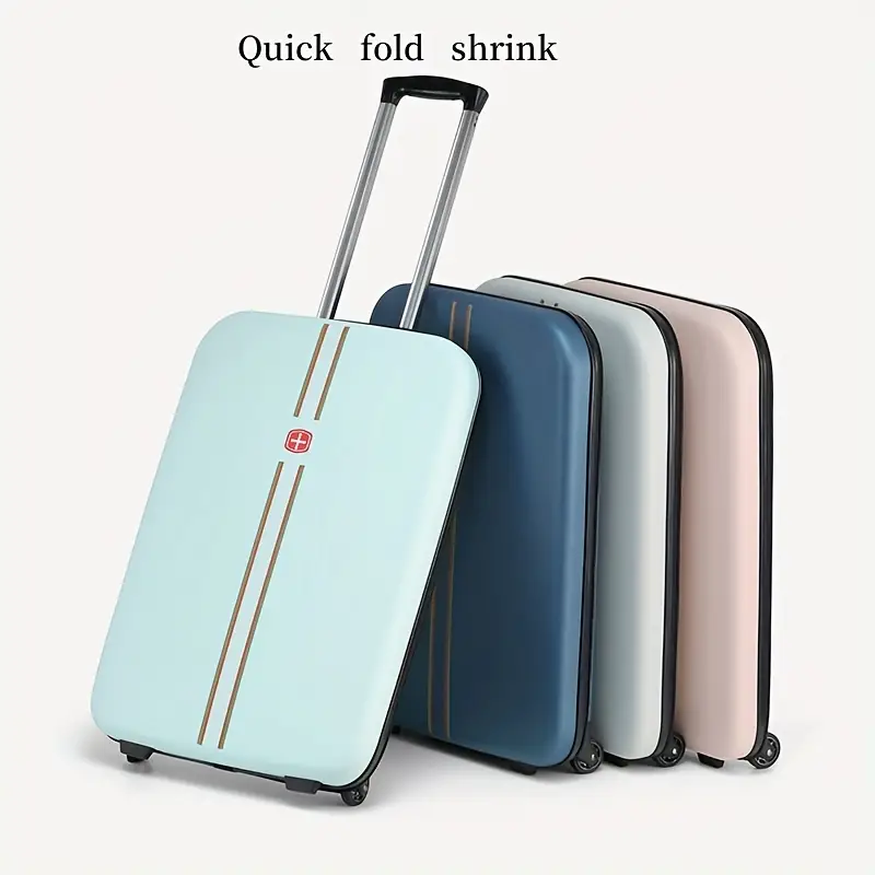 Valise pliante à roulettes silencieuses valise à roulettes - Temu
