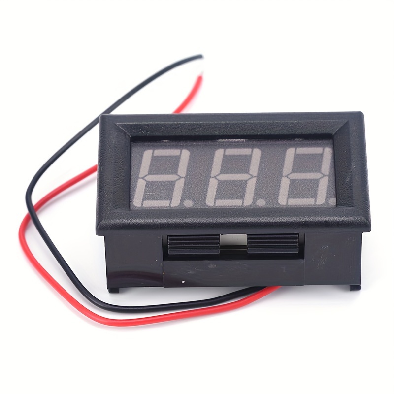 Voltmètre LCD Allume cigare Tension Numérique Panneau Mètre - Temu