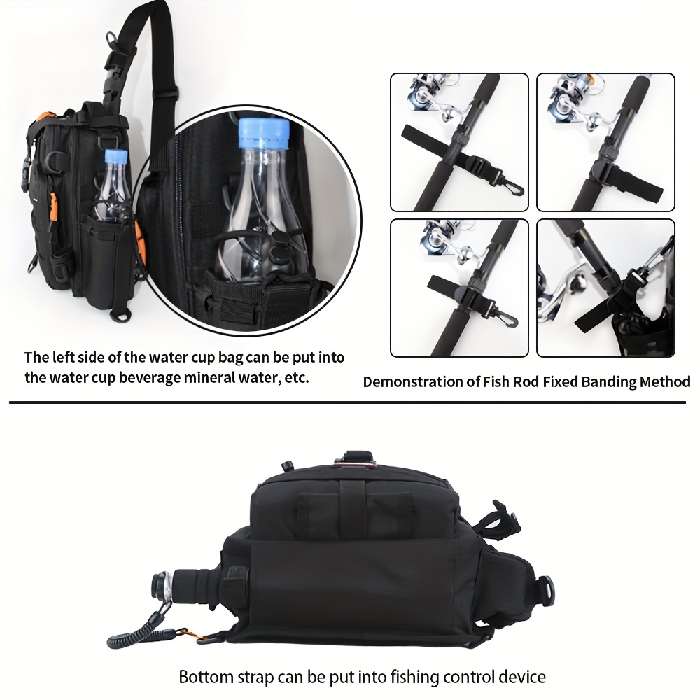 Fishing Tackle Backpack Water resistant Fishing Bag Rod - Temu Canada