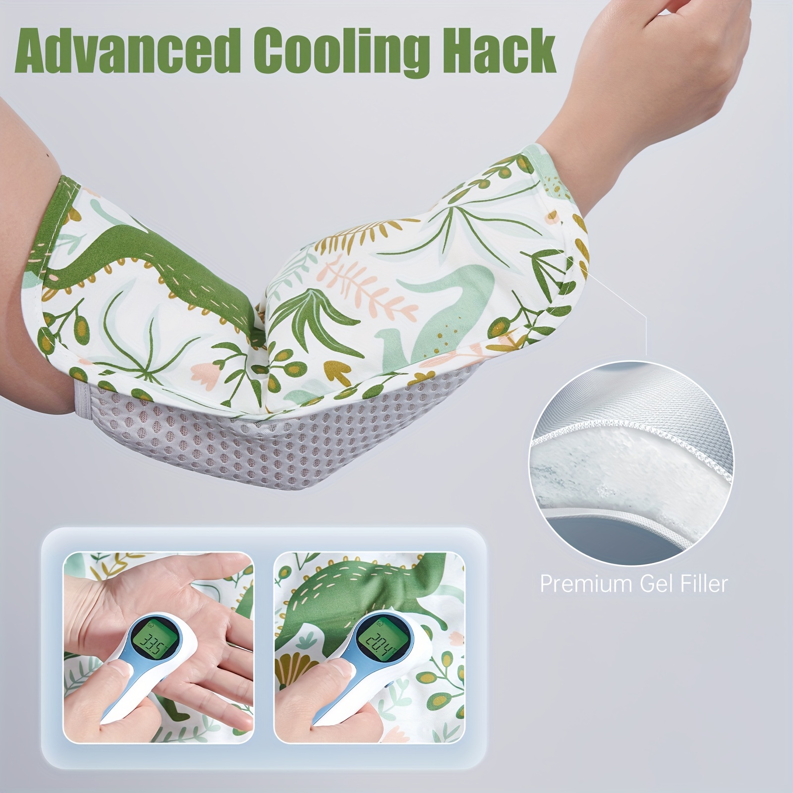 1pc Nursing Pad Cooling Gel Breastfeeding Pillows Summer Ice Cooler Mat  Nursing Sleeve Pad Cool Baby Head Pad Relieve Prickly Heat Rash, Free  Shipping For New Users