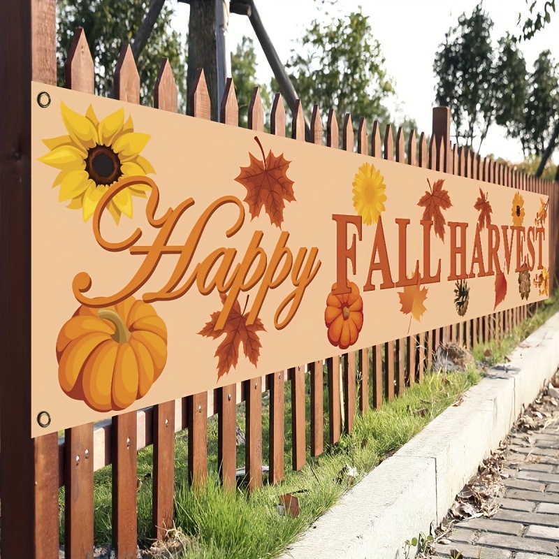 Friendsgiving Backdrop Banner Fall Pumpkin Turkey Thanksgiving Festival  Holiday Photography Background Wall Decoration