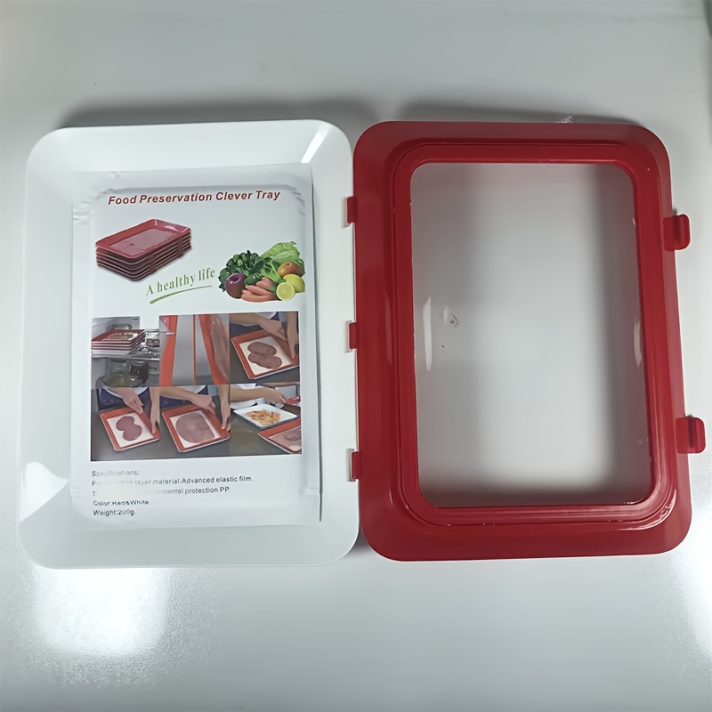Creative Food Trays Plastic Vacuum Storage Containers with Lid