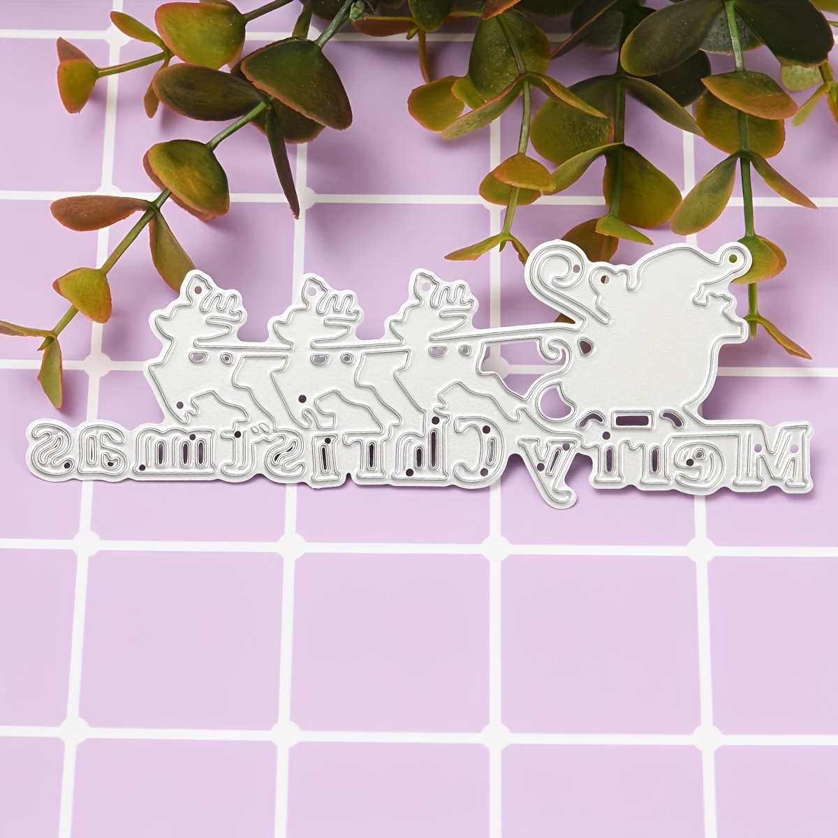 Weihnachtliche Stanzschablonen Aus Metall | Set Für Kartenherstellung & Scrapbooking | Aus Carbonstahl | DIY Geschenkidee