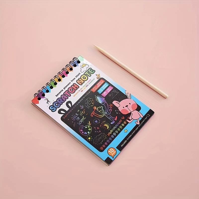 Colorful Scratch Painting Diy Creative Graffiti Scratch Book - Temu