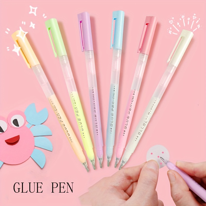 Scrapbook Quick Dry Glue Pen, 3pcs Adhesive Glue Pens Quickie Glue Pen