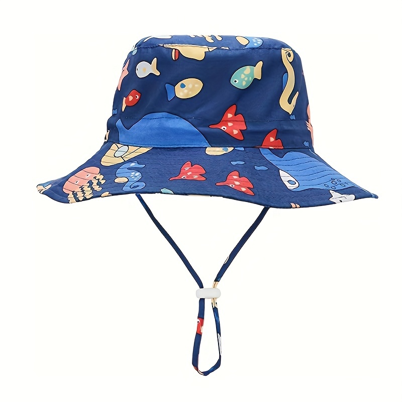 Saich Fisherman Hat Women Cute Cartoon Hiking Beach Fishing Couple Hats Bear Ears Sunscreen Sunshade Cap Pot Hat