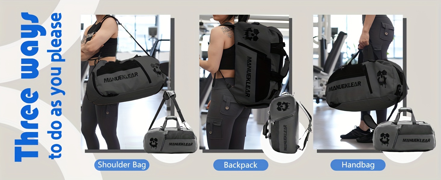 Large Capacity Gym Bag for Women And Men, Travel Handbag with Shoe Compartment, Sports Tote Bag, Sports and fitness bag, outdoor sports bag