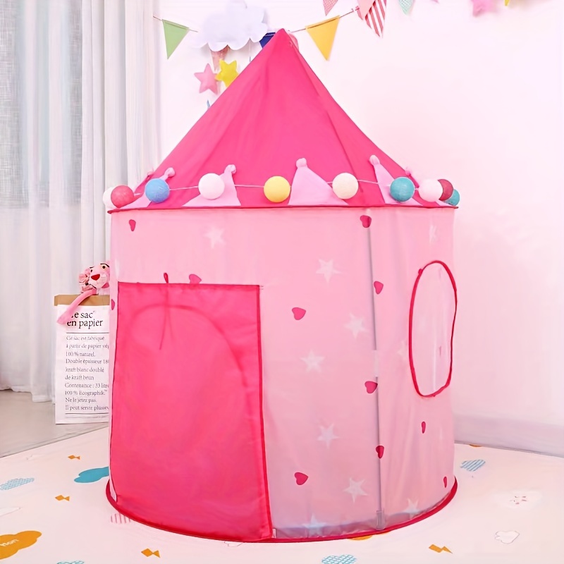 1 Pezzo Di Gioco Tenda Per Bambini Indoor, Piccola Casa Castello  Principessa, Regalo Per Bambino E Bambina 134.62*124.46*93.98cm