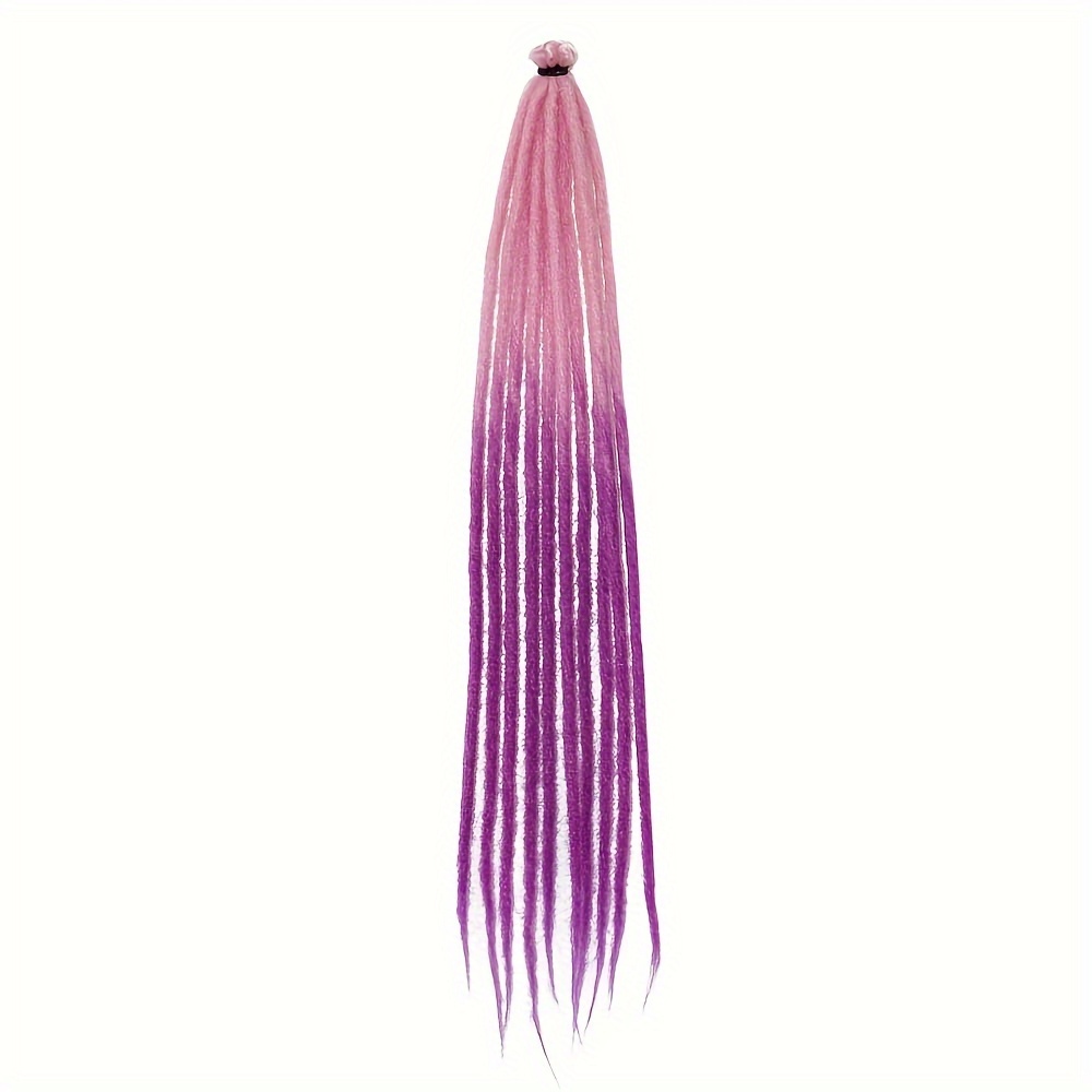 Colorful Dreadlock Extensions 10roots Synthetic Braids Soft Temu New