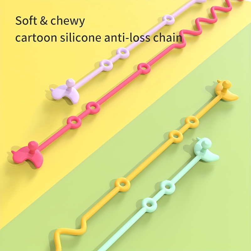 Biberón taza juguete silicona cadena de chupete mordedor juguetes correas  cuerda colgante cinturón antipérdida infantil – Los mejores productos en la  tienda online Joom Geek
