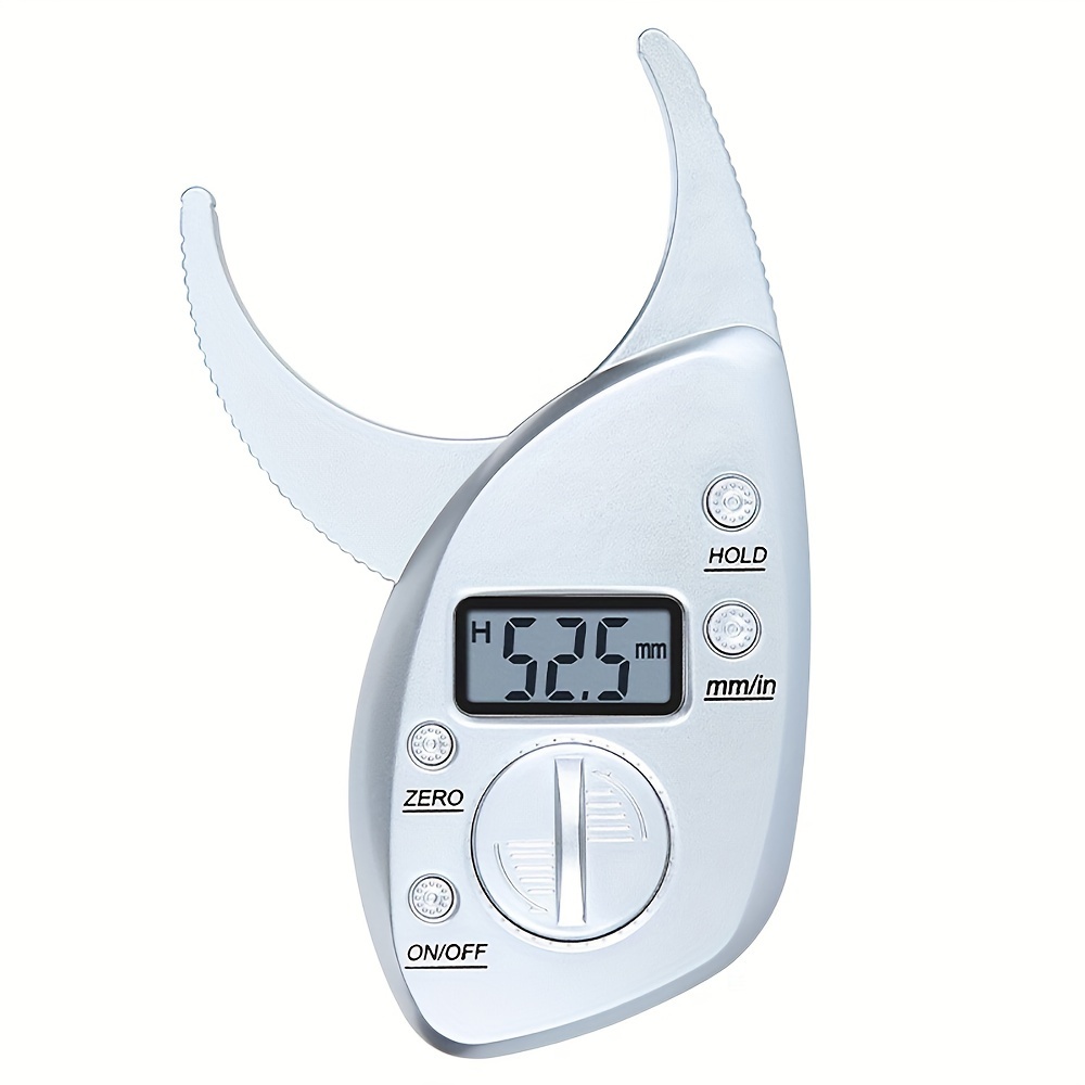 Digital Lcd Body Fat Tongs Body Fat Meter Measuring Skin - Temu