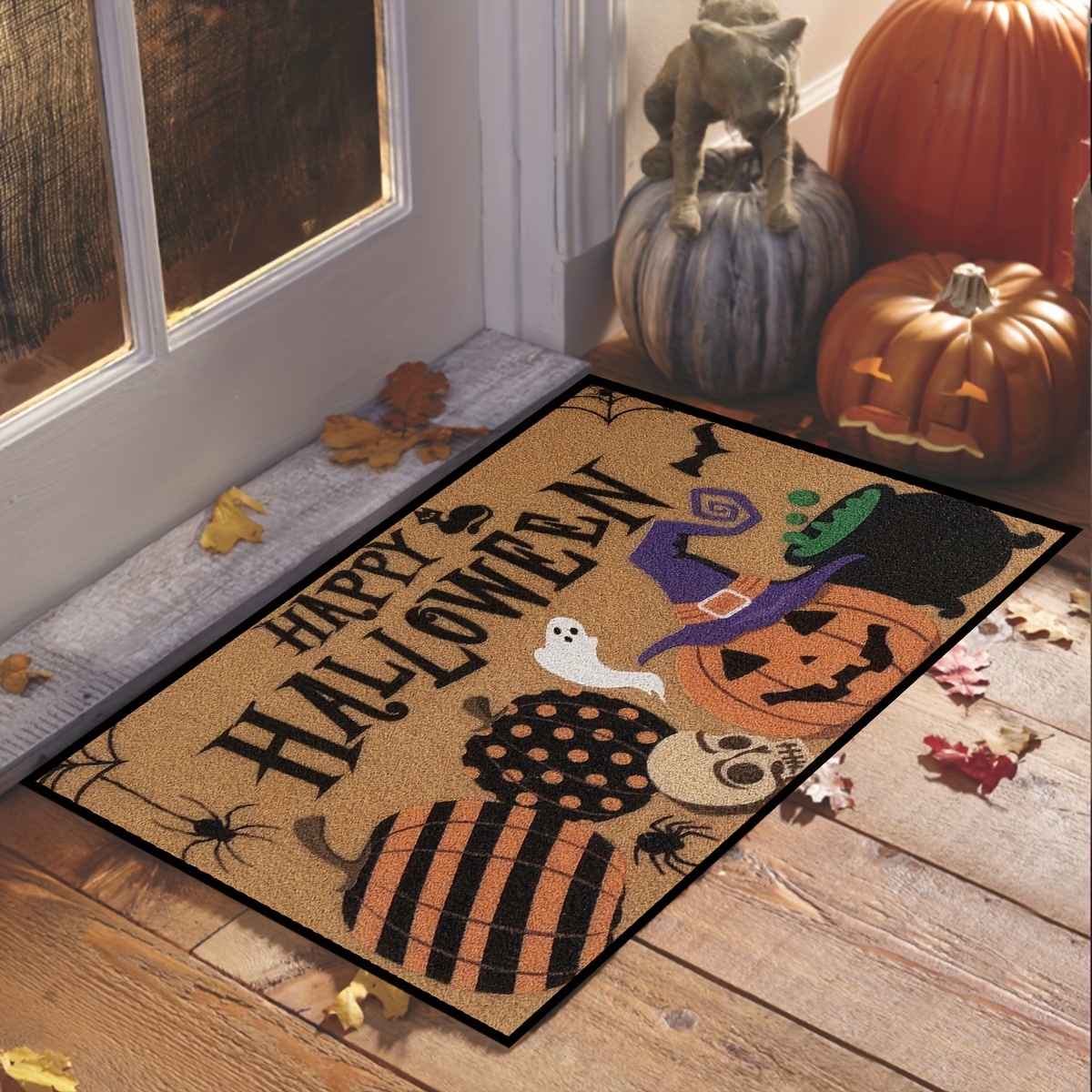 Ouija Board Rug Scary Bat Halloween Spooky Door Mat Halloween Holiday Party Bath  Mat For Home Kitchen Carpet For Indoor & Outdoor Rv Use - Temu