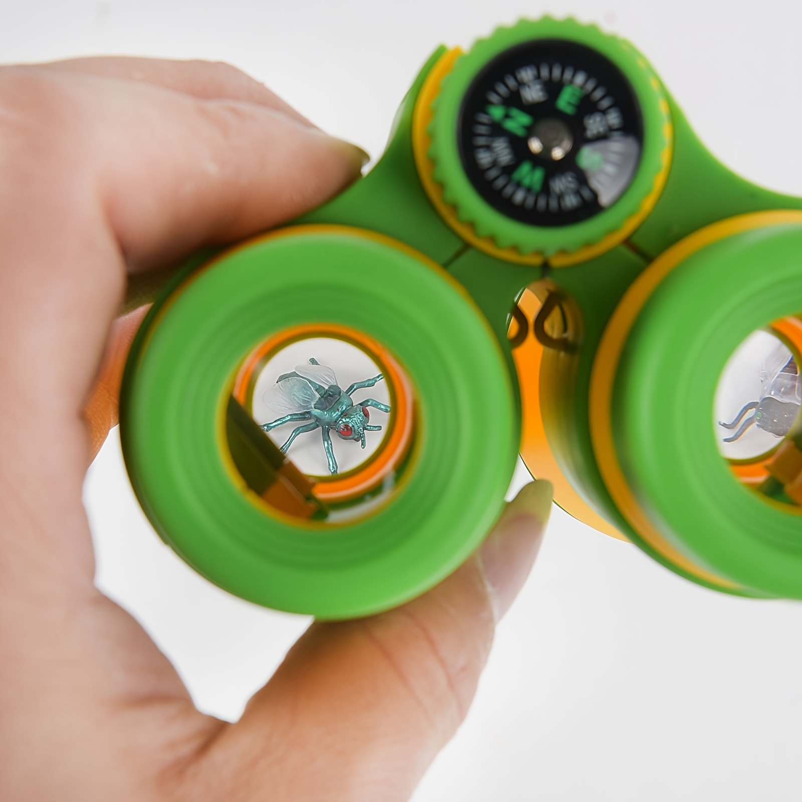Yosoo Miniprismáticos 6x Para Niños – Ligeros, Con Correa Y Lentes De Acrílico, Perfectos Para Observar Aves, Senderismo Y Excursiones