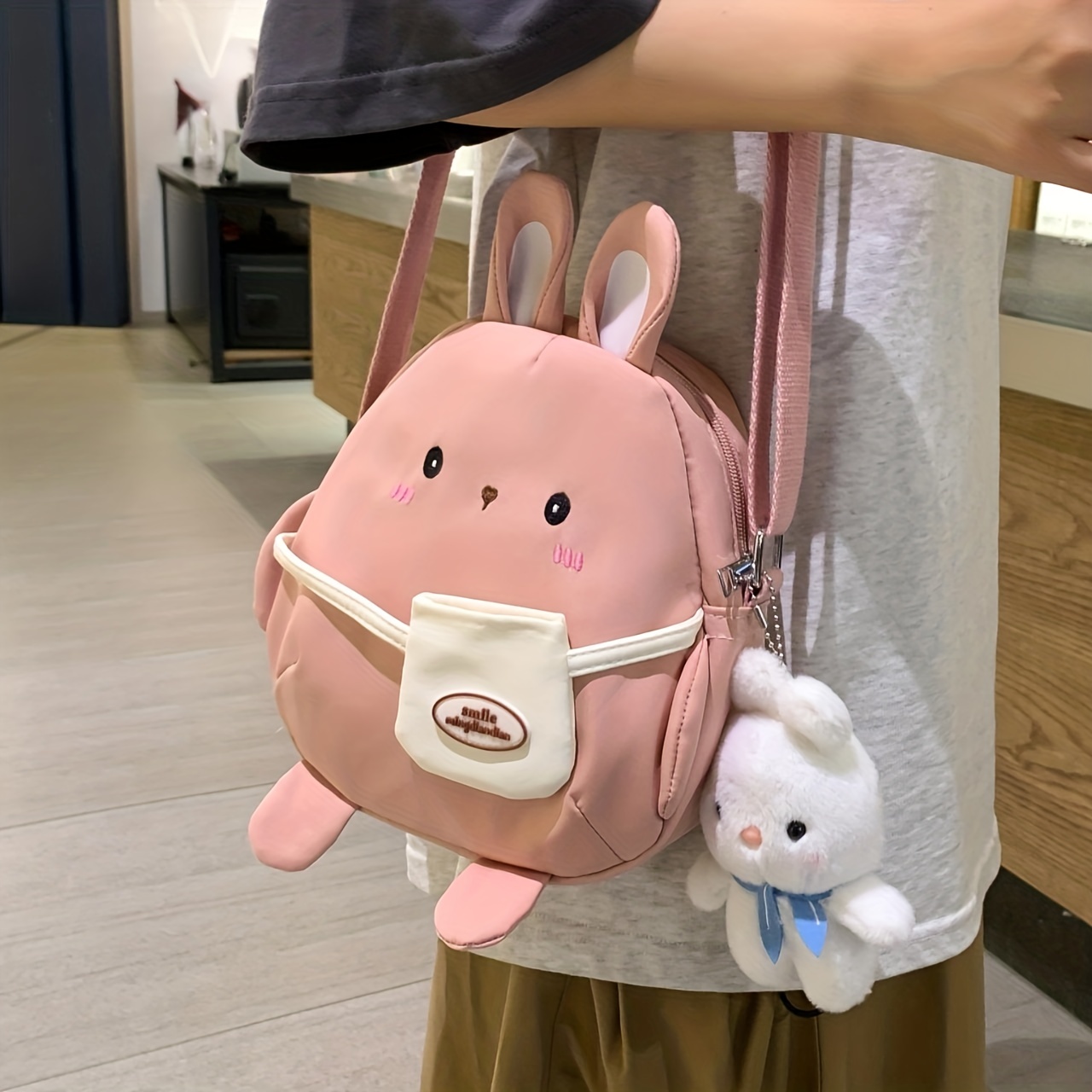 Smile Bunny Small Crossbody Bag