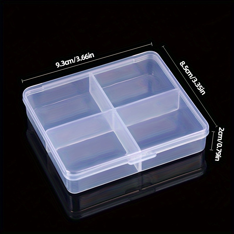 Fishing Accessories Storage Box Transparent Flip Top Fishing - Temu