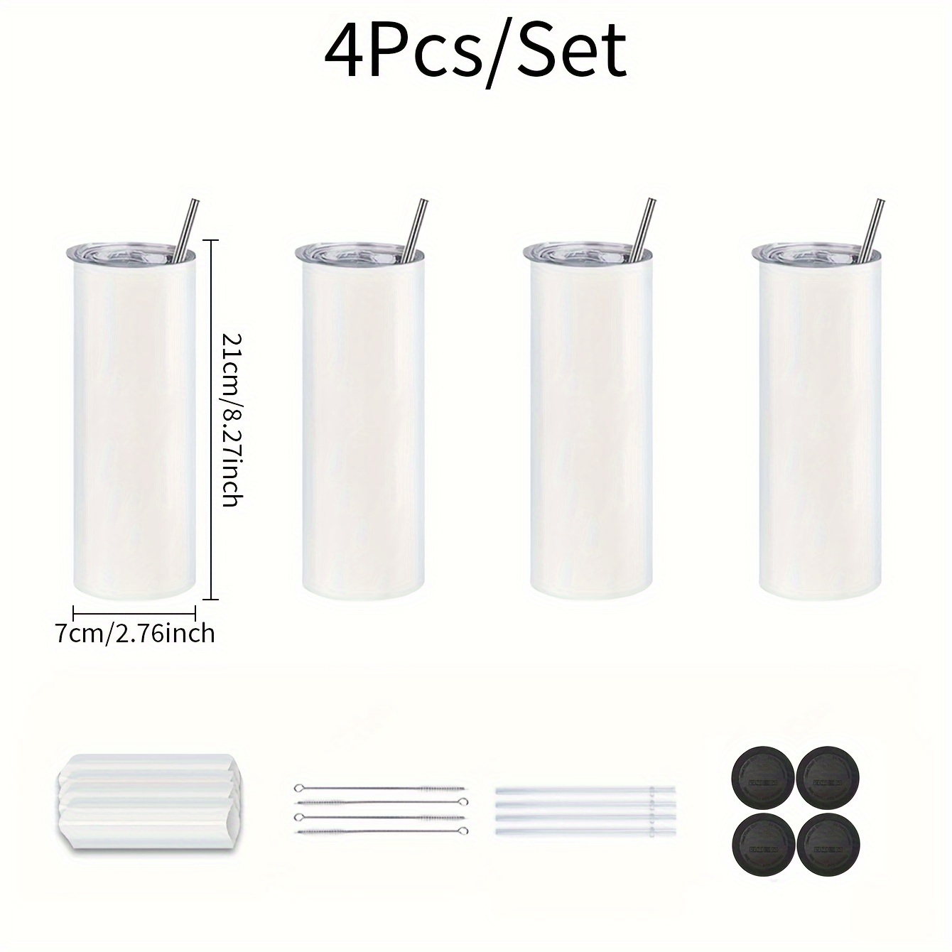 Sublimation Skinny Tumblers Bulk Stainless Steel Tumblers - Temu