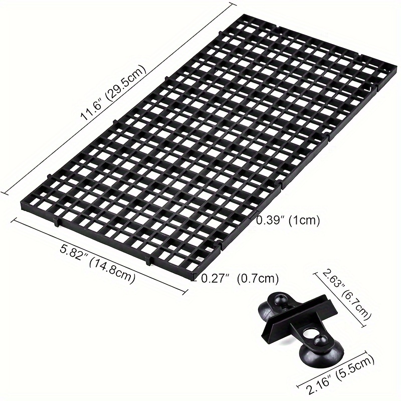 Grid Fish Tank Separate Tool Aquarium Filter Isolate Board Divider Sheet  Holder