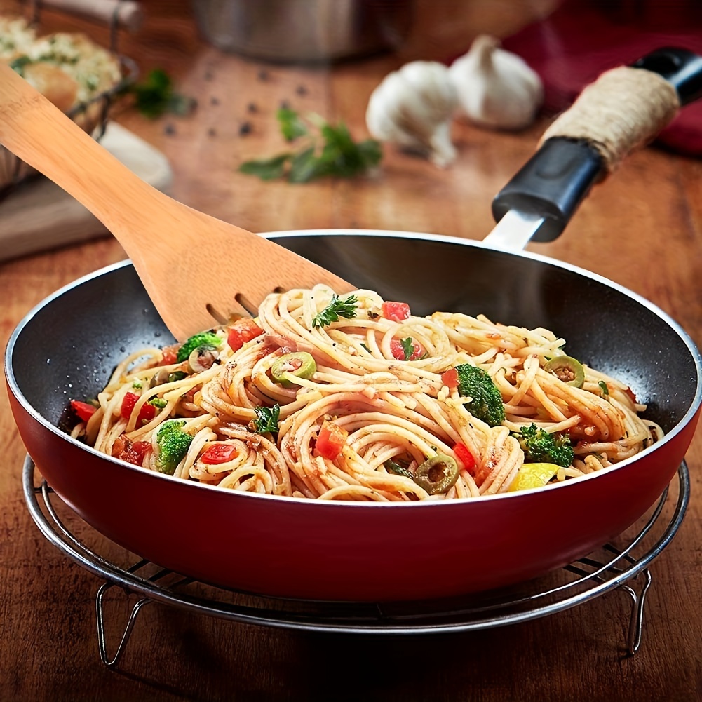 2 Cucharas De Madera Para Cocinar Cuchara Para Pasta - Temu