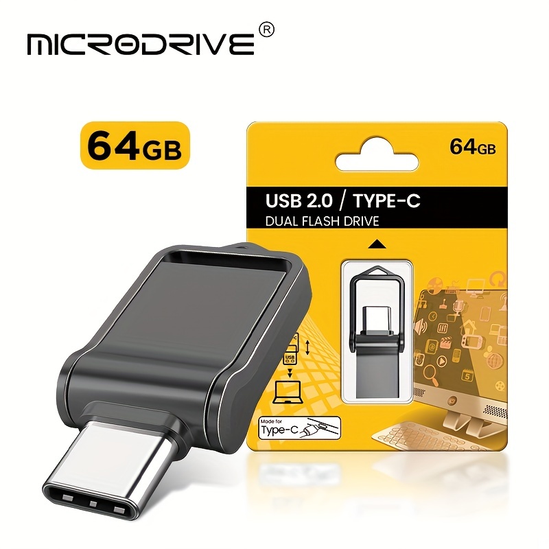 CLé USB 64Go, Flash Drive 64Go Pen Drive USB 2.0 Memory Stick 64Go