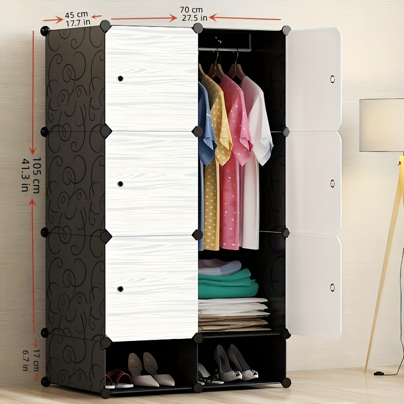 Storage Cabinet Home Clothes Storage Cabinet Bedroom - Temu