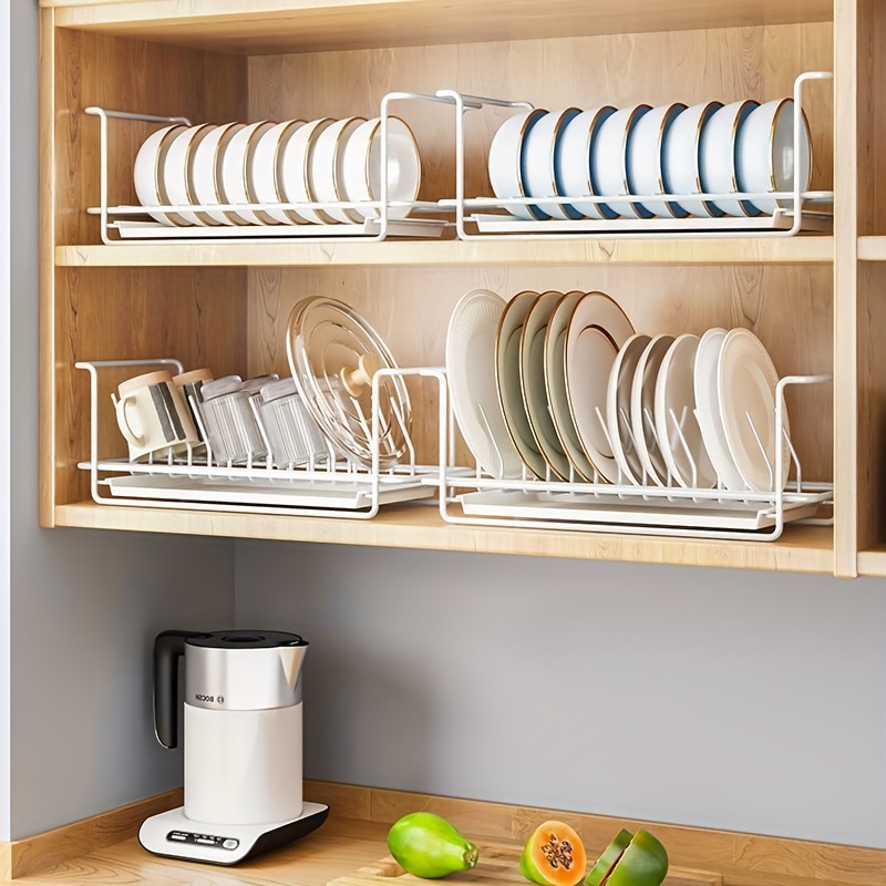 Dish Drying Rack, White Dish Drain Rack, Household Bowl Chopsticks Knife  Fork Storage Rack, Countertop Drying Bowl Shelf, Kitchen Accessories - Temu
