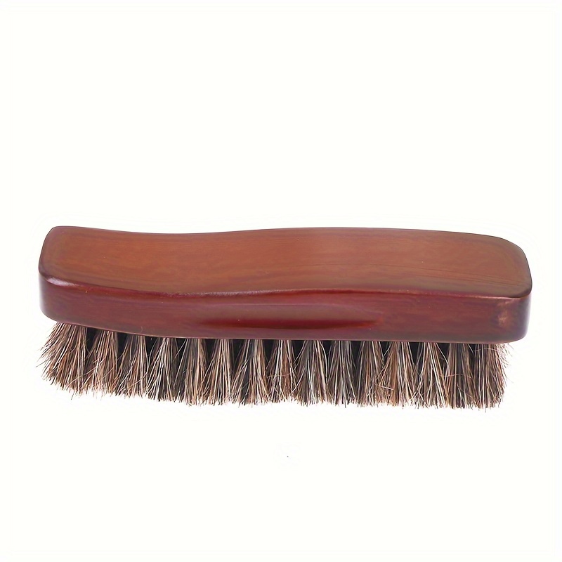 Horsehair Shoes Polish Brushes Leather Shoes Boots Care - Temu