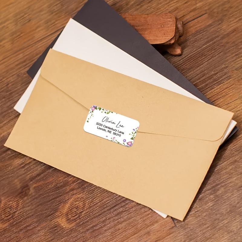 Etiquettes adresse personnalisées - Autocollants enveloppe