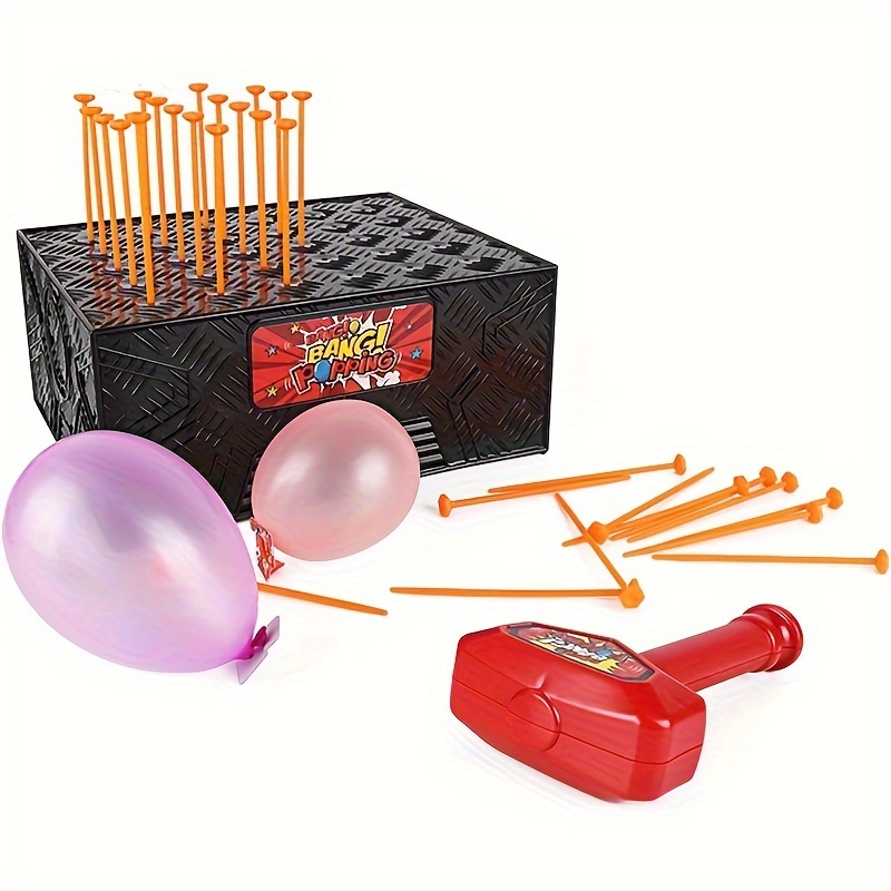 Wack a Balloon Game, Balloon Box Game, Tricky Balloon Desktop Board Games,  Balloon Box Board Games for Class Activities, Birthday Party :  : Toys & Games