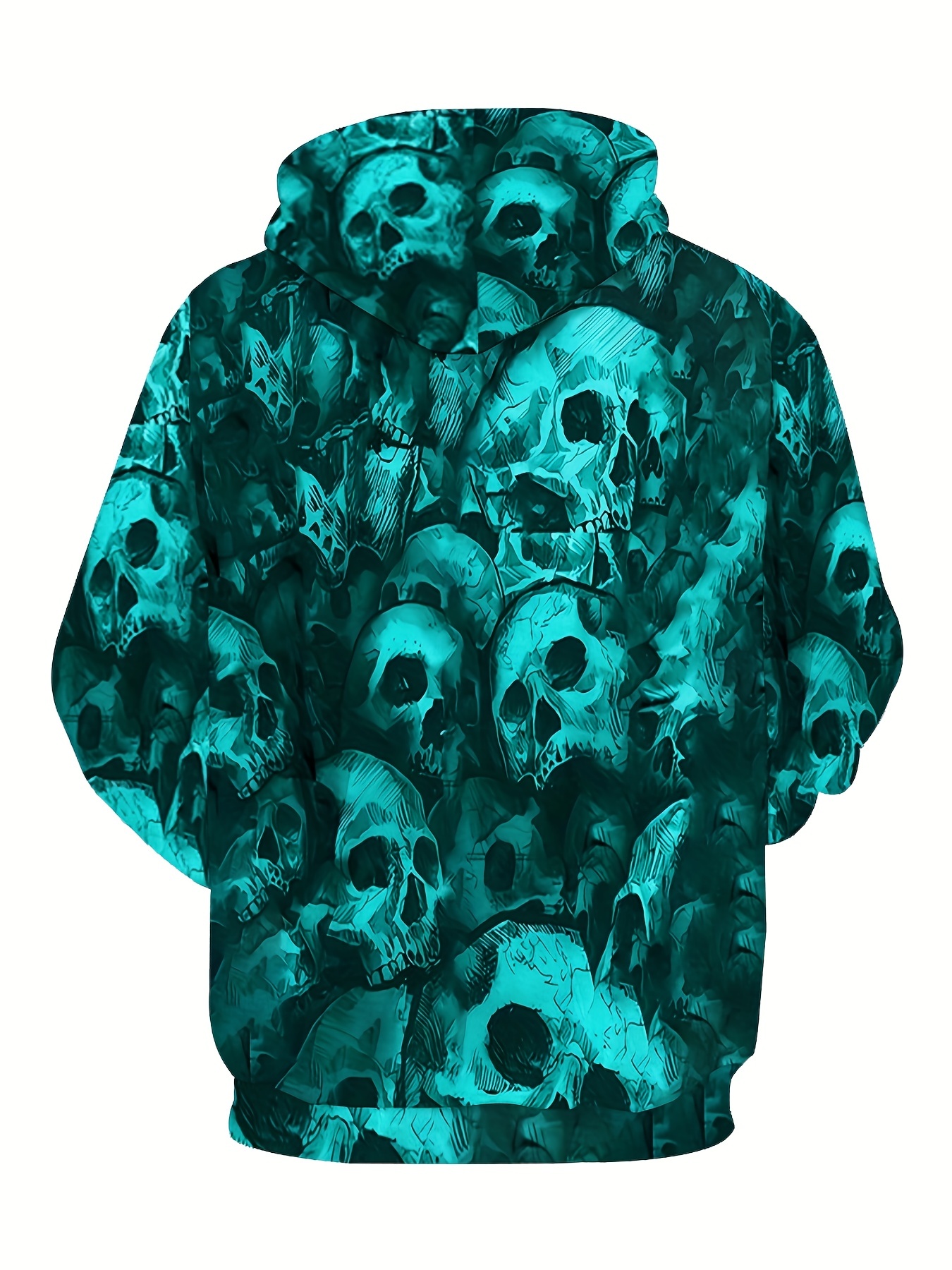 Plus size skull hoodie on sale