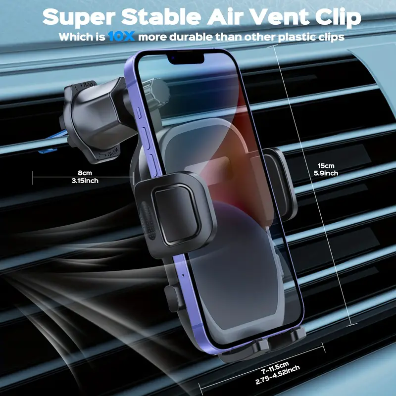Secure Your Phone In Style With This Car Vent Phone Mount - Temu