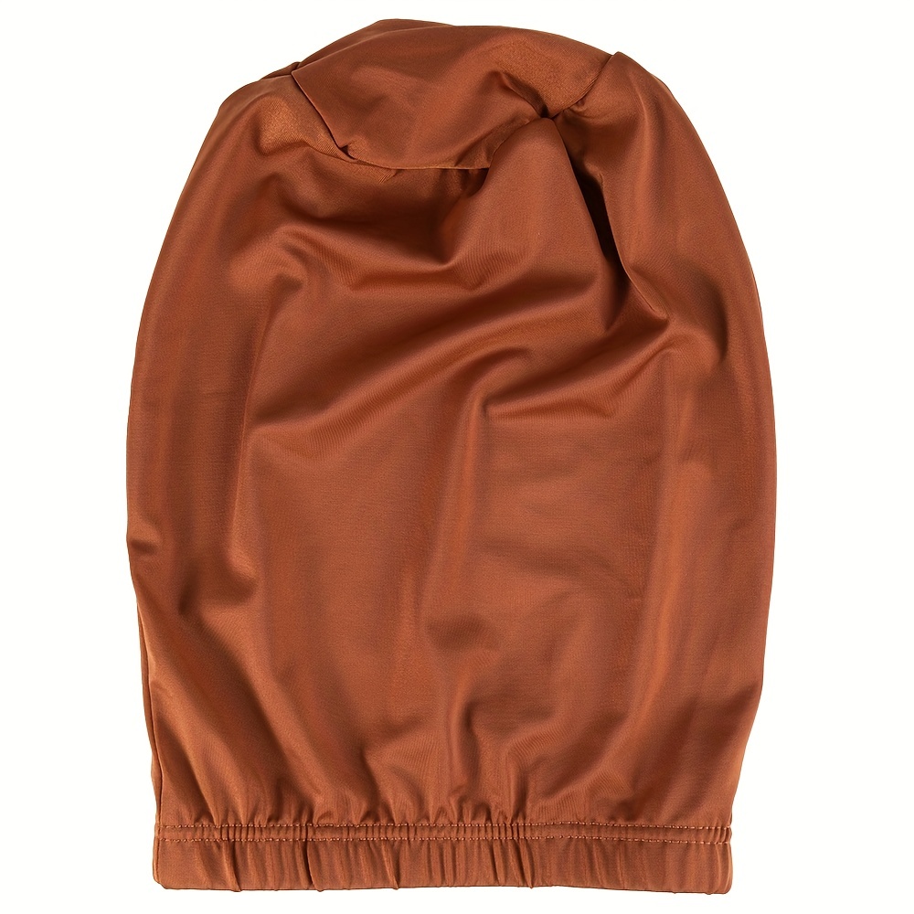 Satin Spandex Dreadlock Cap Hair Bonnet with Wide Elastic