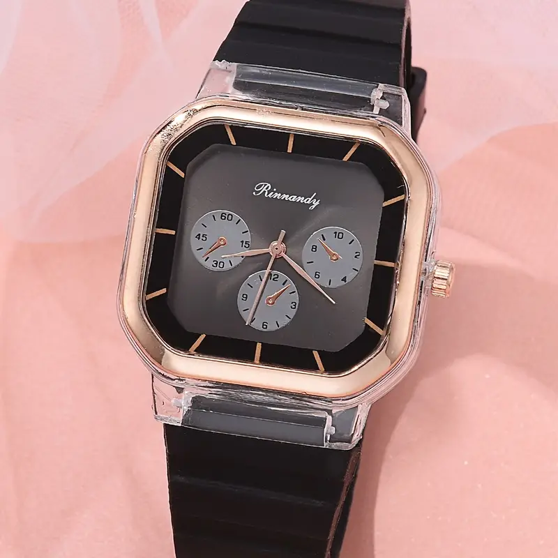 rubber strap silicone quartz womens sport watch fancy women watches jewelry sophisticated and stylish women watch details 5