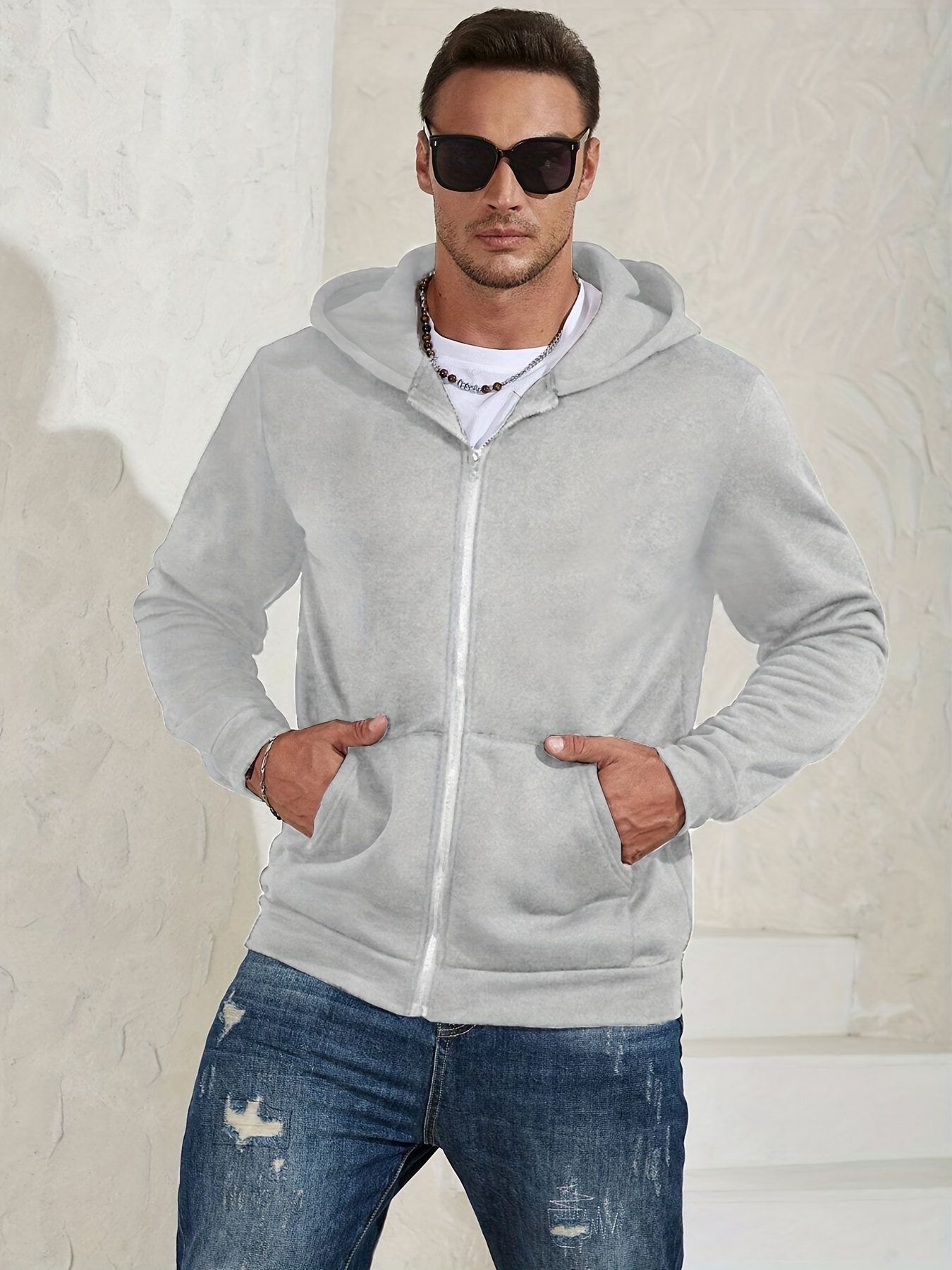 Men's Personalized Hooded Jacket, always Be Kind Print Cardigan  Sweatshirt For Spring/autumn, Men's Clothing, Plus Size - Temu Romania