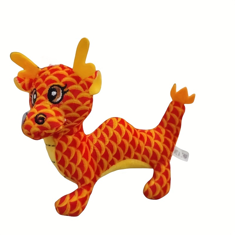  CHAOZI0 Dragón de peluche con alas malvadas, dragón que respira  fuego, juguete de peluche de dragón de fuego, almohada, accesorios para  fanáticos del juego de rol (naranja amarillo) : Juguetes y