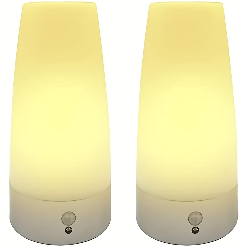 Luz con Sensor para armario, lámpara blanca con pilas AAA, 7 LED, 2  unidades - AliExpress