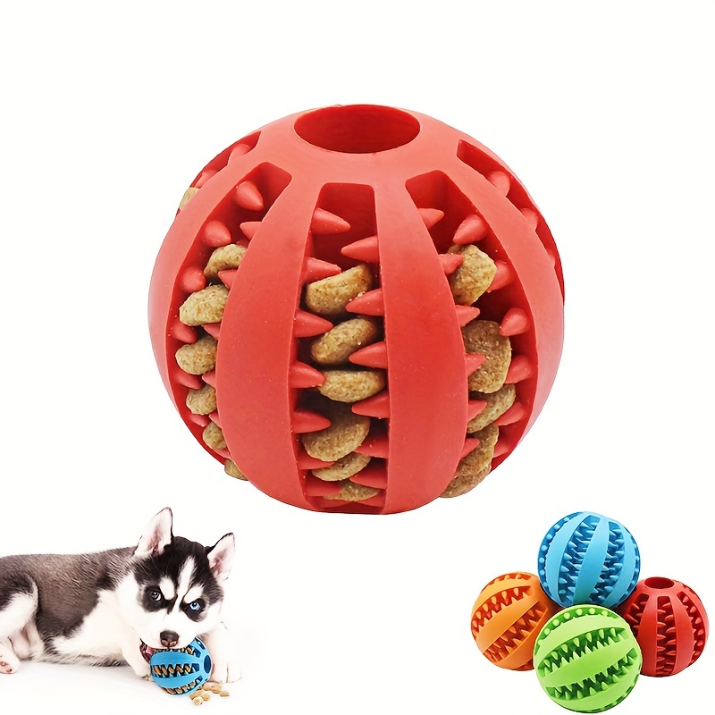 Manufacture & Customize - Durable Rubber Food Dispensing Dog Chew Toy   PetMuse Studio Collection Durable Rubber Food Dispensing Dog Chew Toy -  Ball (#DS41629)