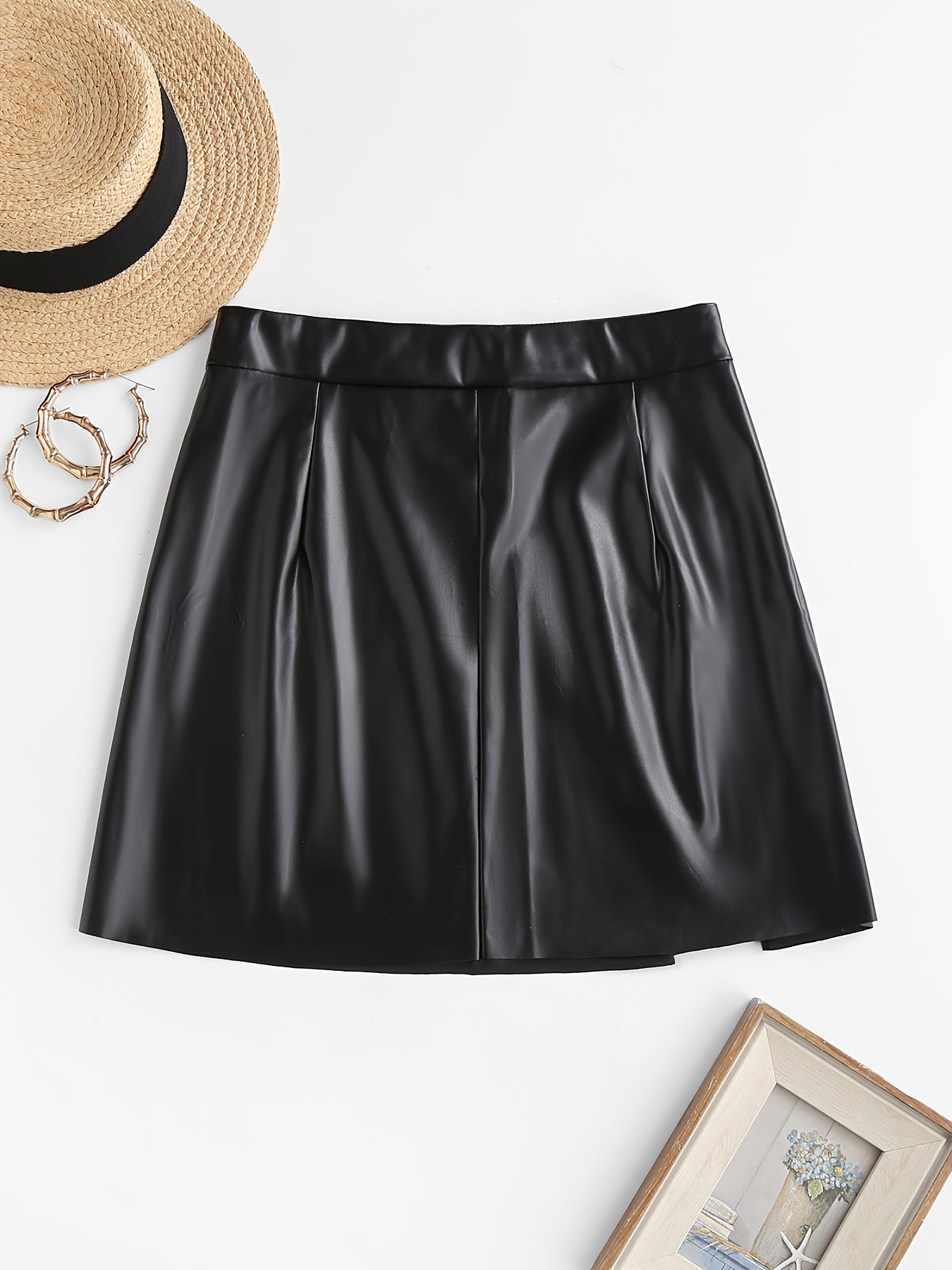 Leather hotsell skirt hollister