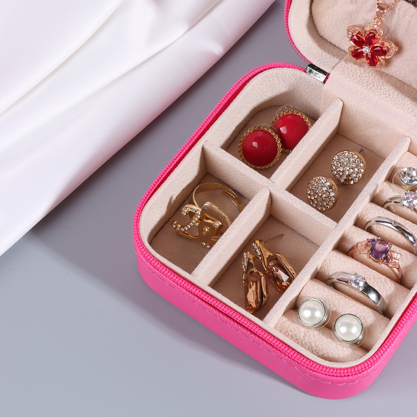 Jewelry Travel Case in Chocolate