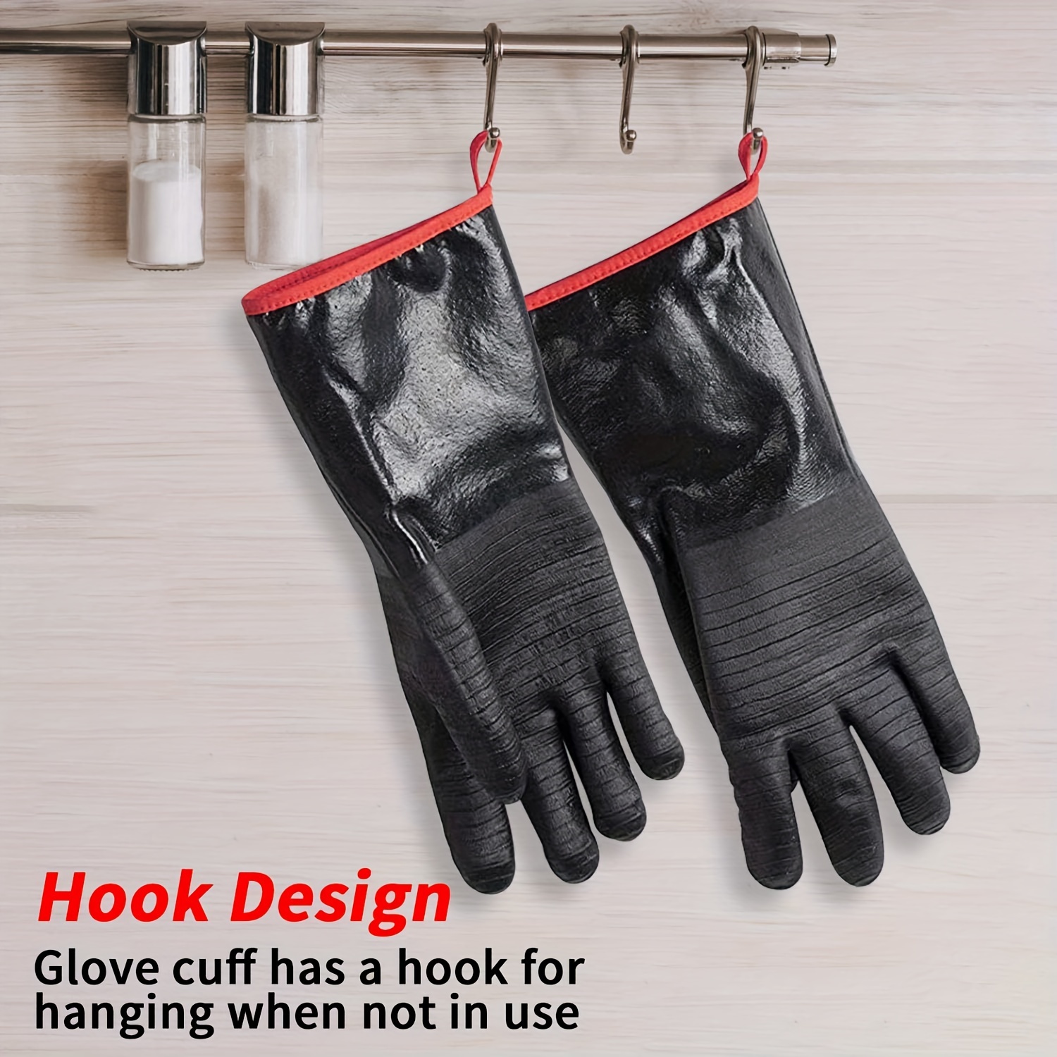 Neoprene Heat Resistant Cooking Gloves