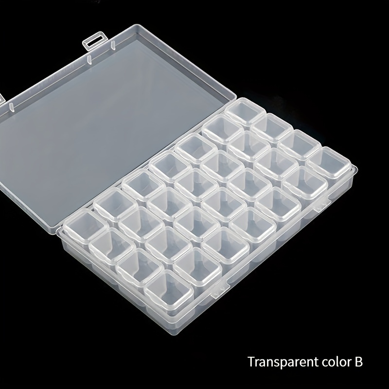 Manicure Tools 28 Grid Box Storage Box Nail Box
