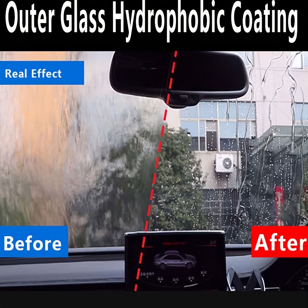 Car Glass Oil Remover Glass Hydrophobic Coating Kit - Temu