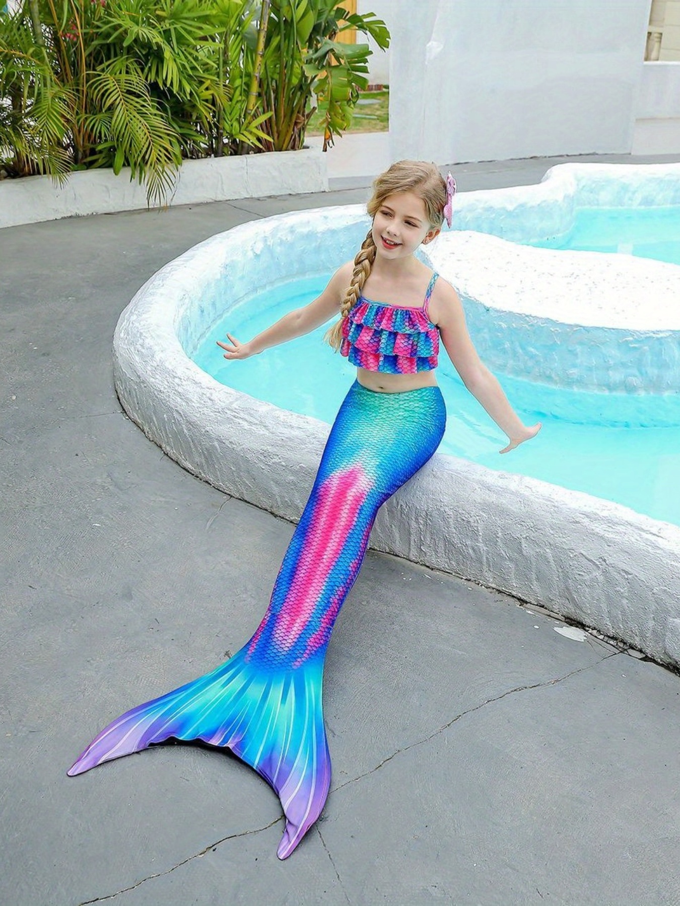 Kids mermaid hot sale bathing suit