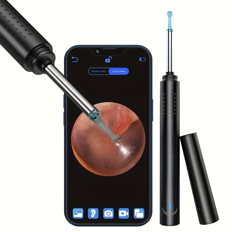 Ear Wax Removal Tool Ear Cleaner With Camera,Ear Wax Remover Tool  Rechargeable Earwax Removal Kit, For Kids Adults Otoscope, WIFI Ear  Cleaning With Ca