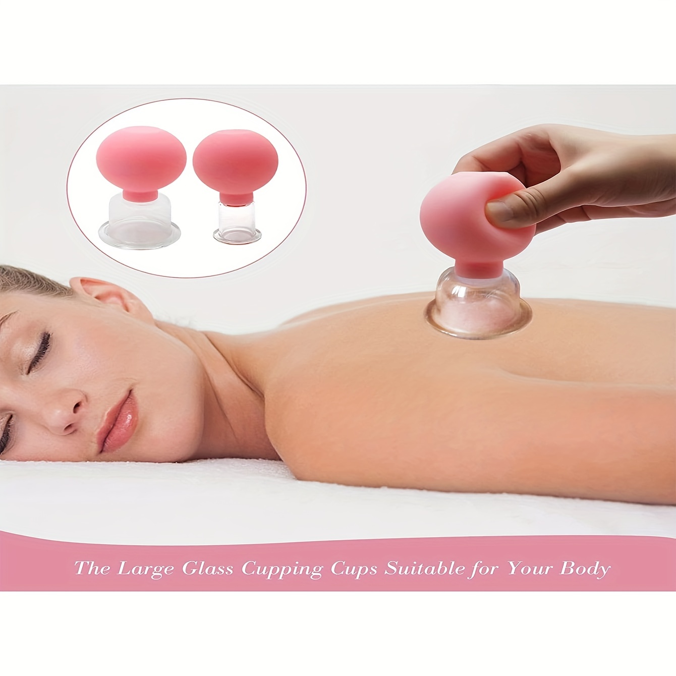 Glass Cupping Set Glass Silicone Cupping Cups Massage Vacuum - Temu