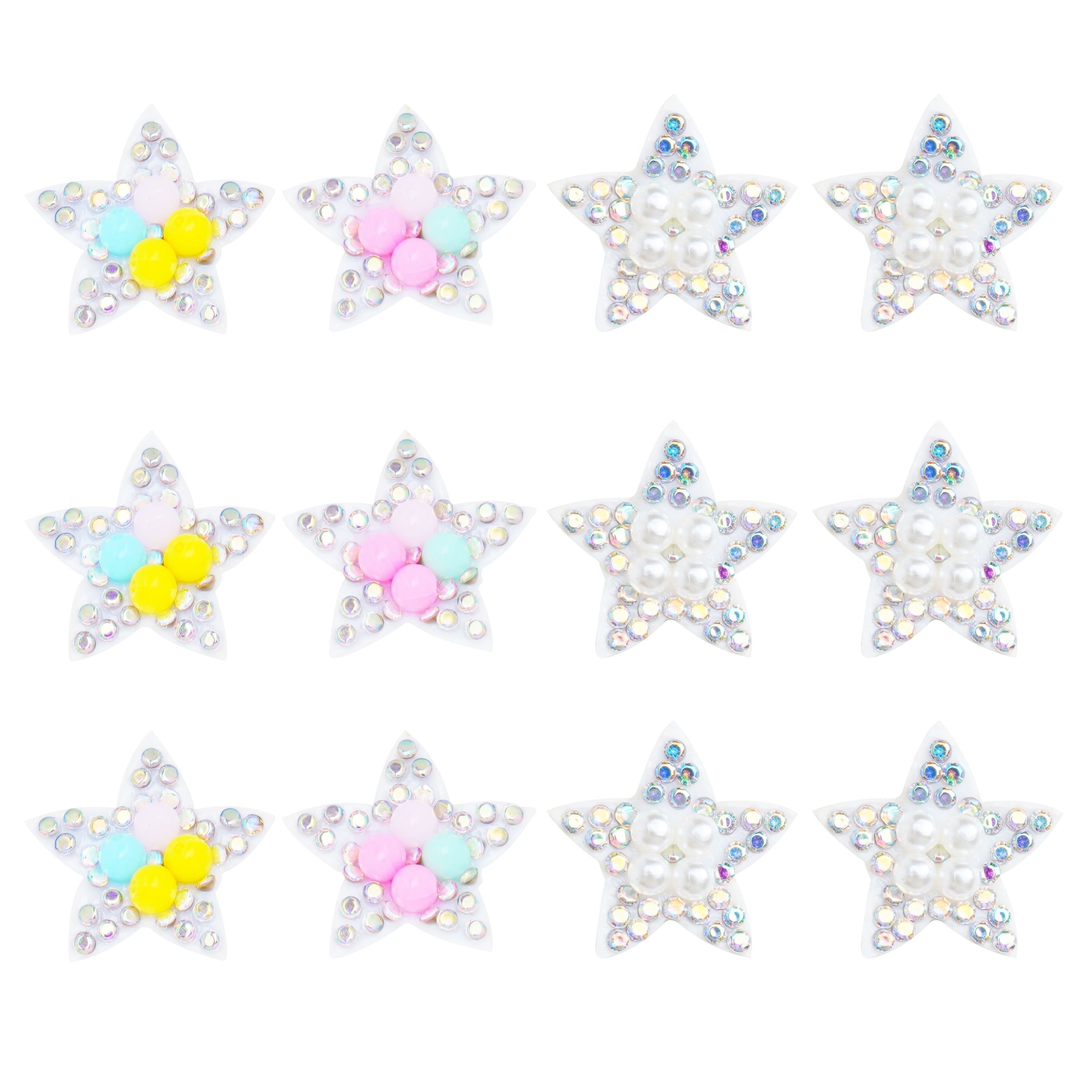 Five pointed Star Non Woven Rhinestone Stickers Diy Fabric - Temu